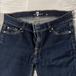 7 For All Mankind Indigo Skinny Jeans